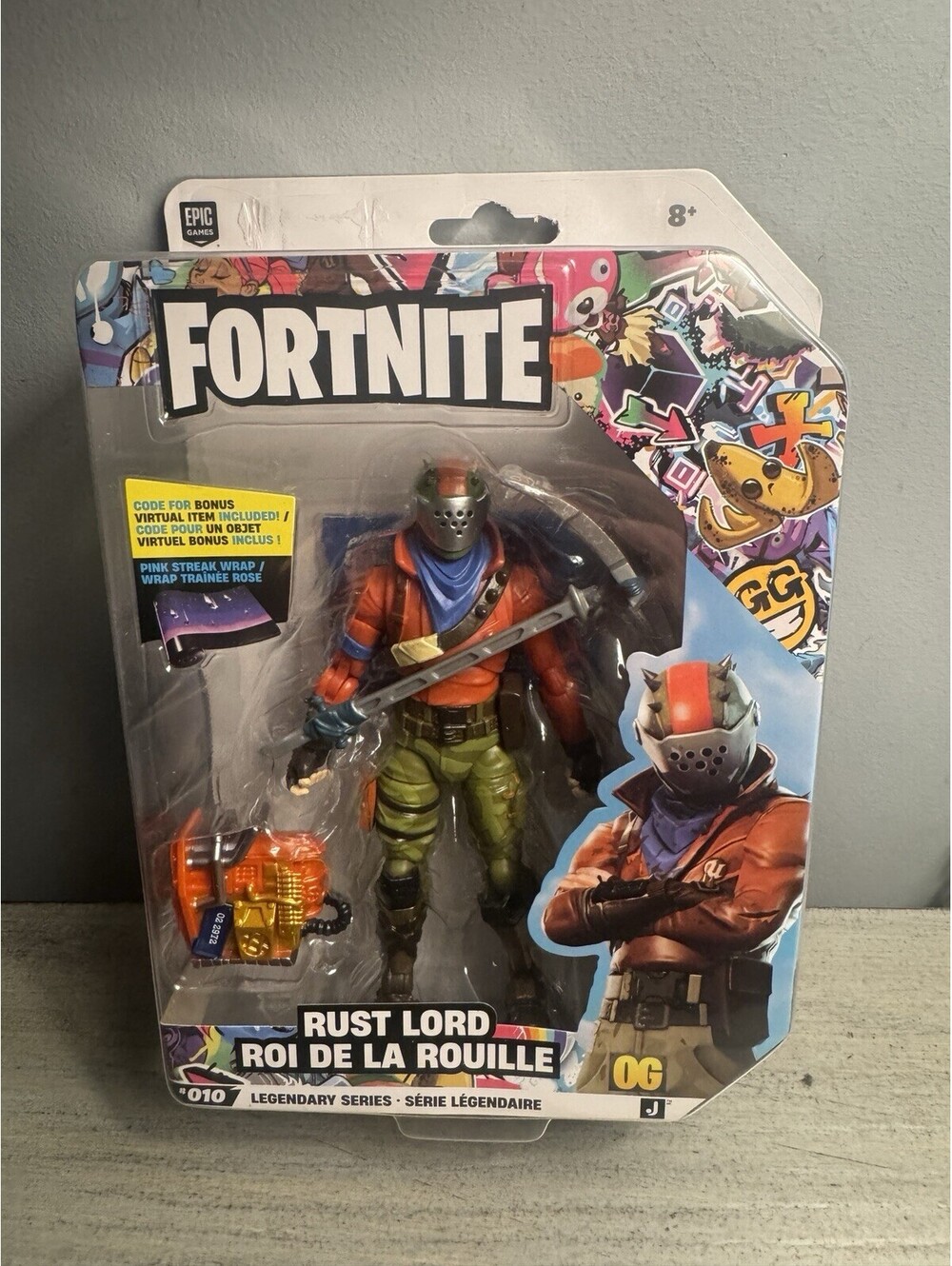 Fortnite Rust Lord OG Legendary Series #010 Jazwares Figure New Sealed